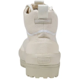 Beige Fabric Sneakers