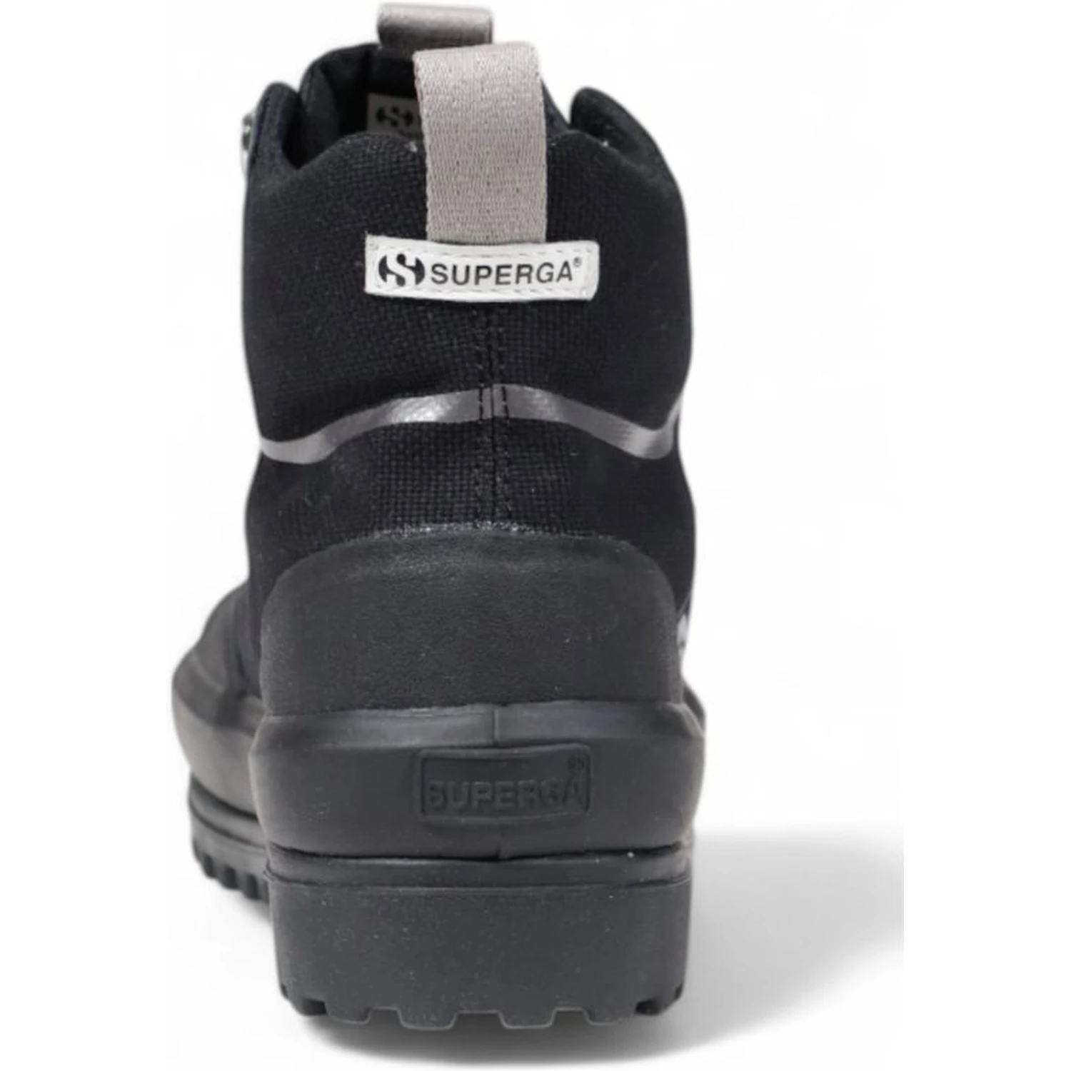 Black Fabric Athletic Sneakers