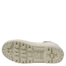 Beige Fabric Sneakers