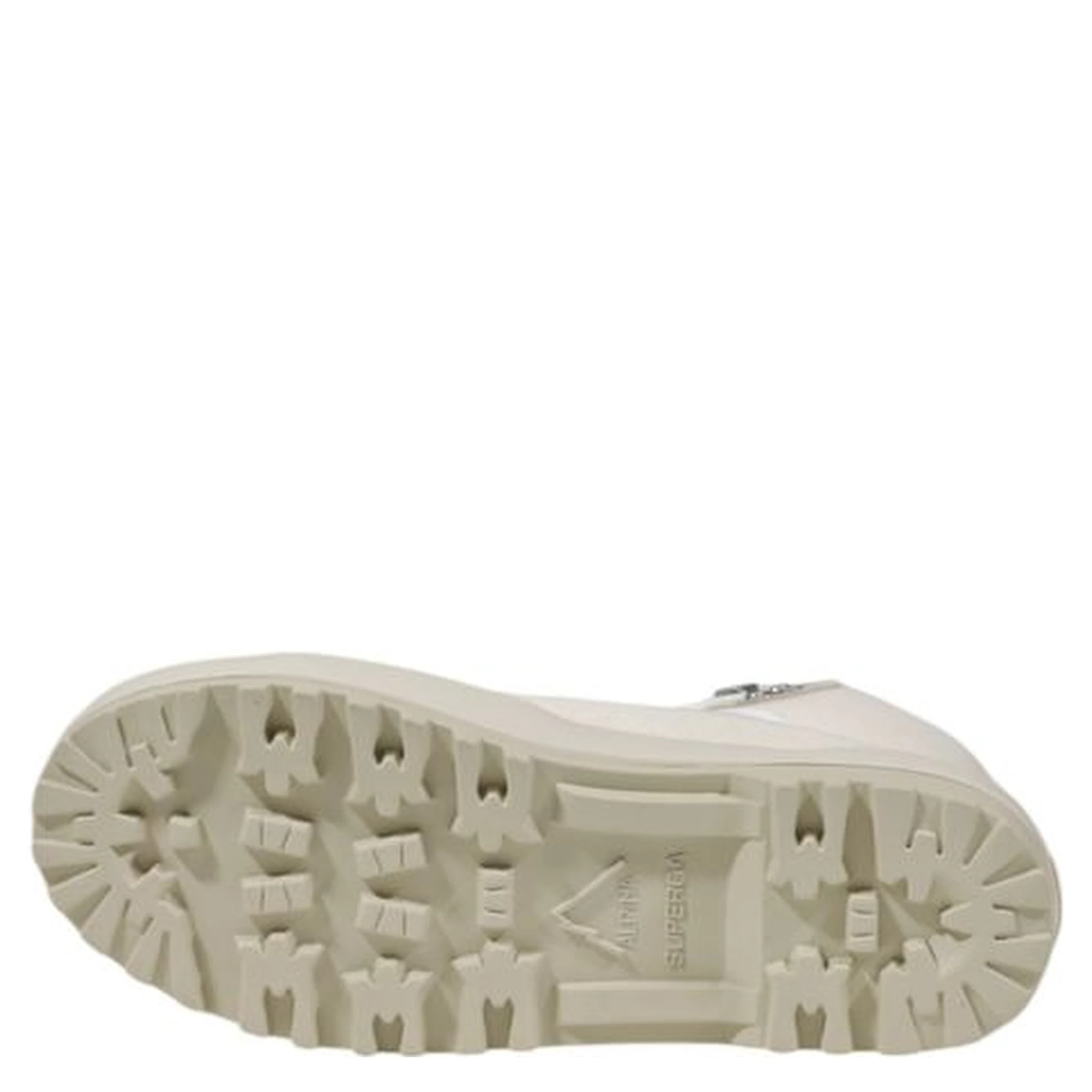 Beige Fabric Sneakers