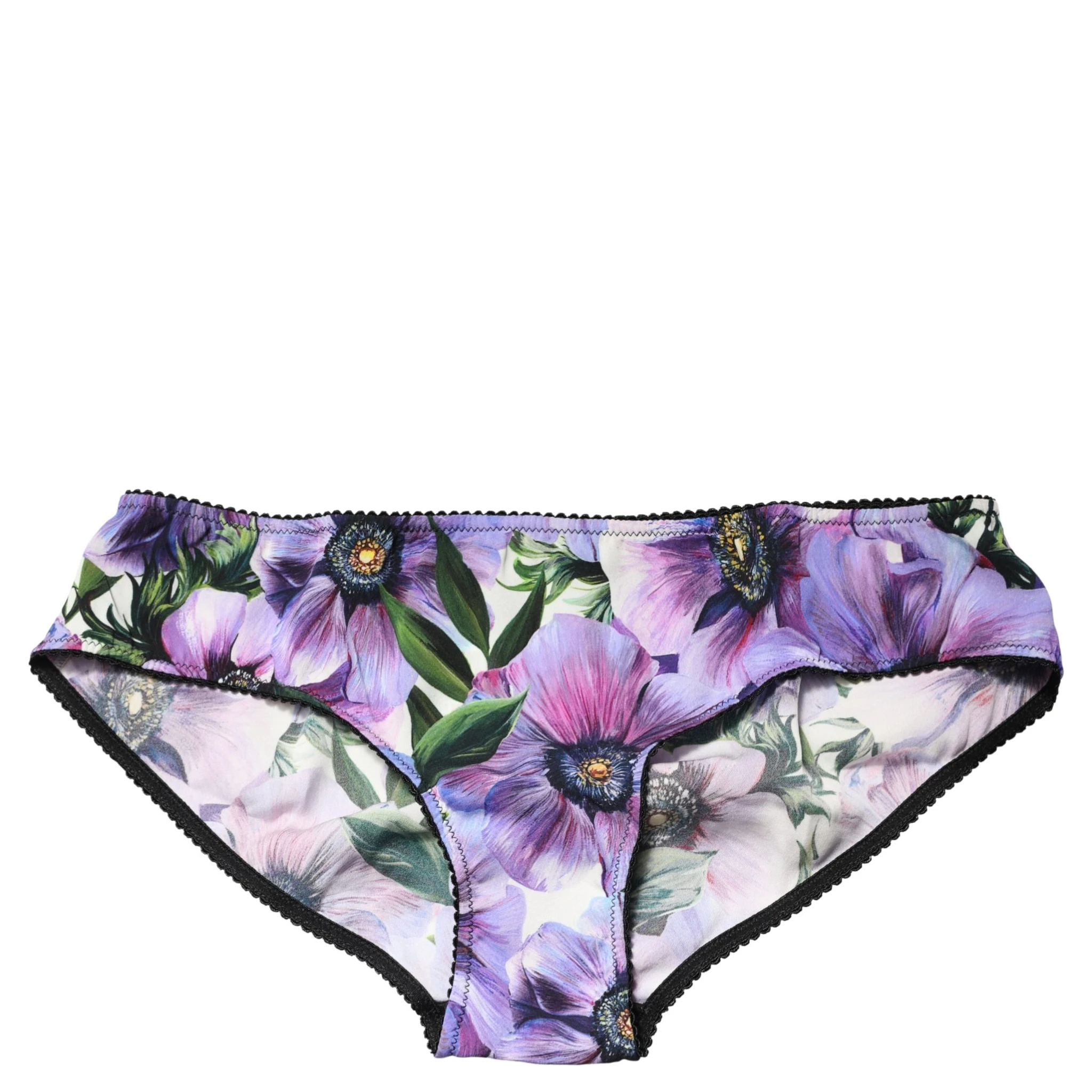 Multicolor Floral Mid Waist Brief Panty Underwear