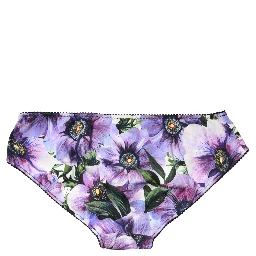 Multicolor Floral Mid Waist Brief Panty Underwear