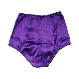 Purple Silk Blend High Waist Girdle Panty Underwear