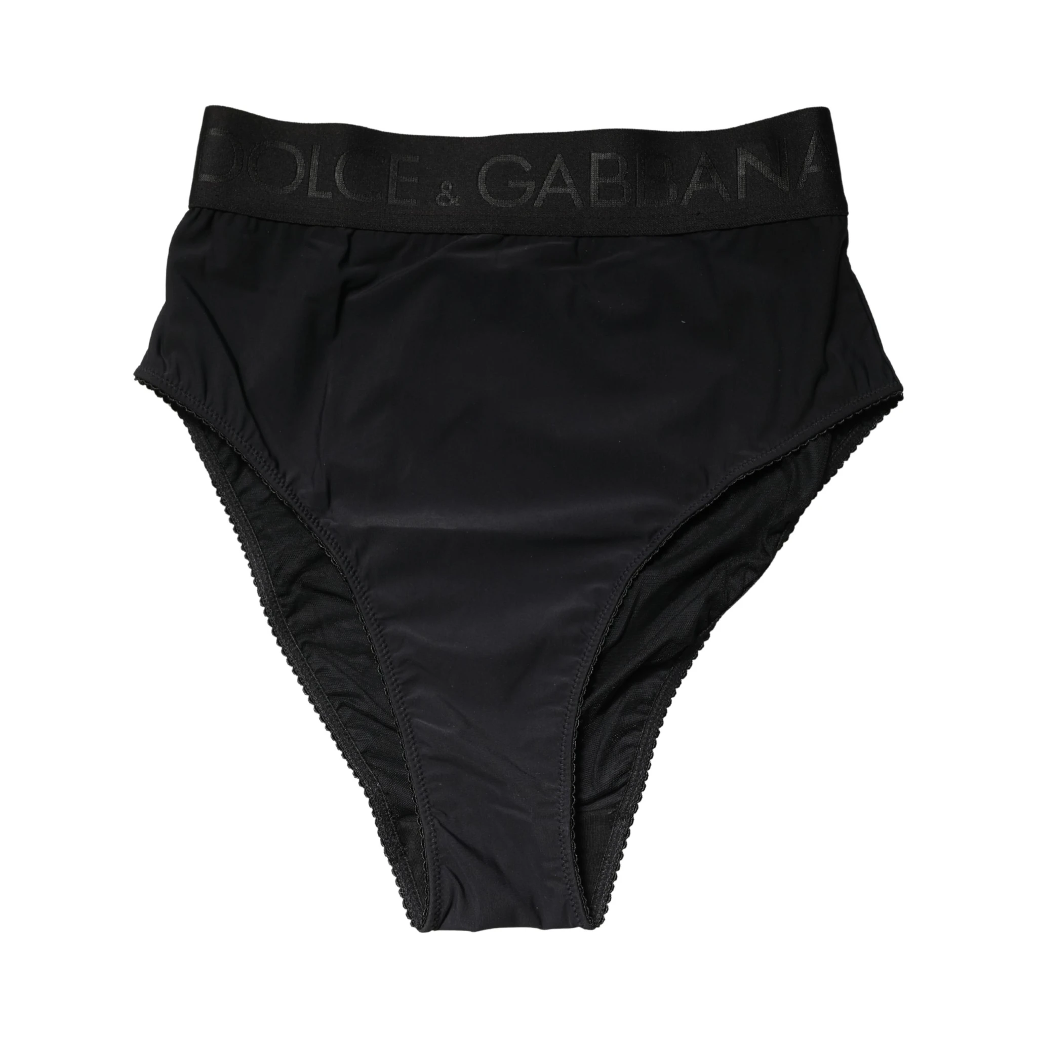 Black Logo Waistband High Brief Underwear