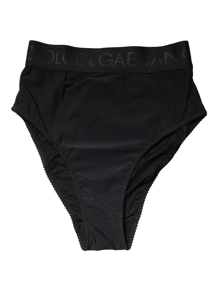Black Logo Waistband High Brief Underwear alternative