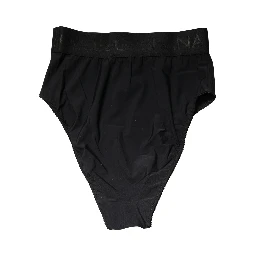 Black Logo Waistband High Brief Underwear