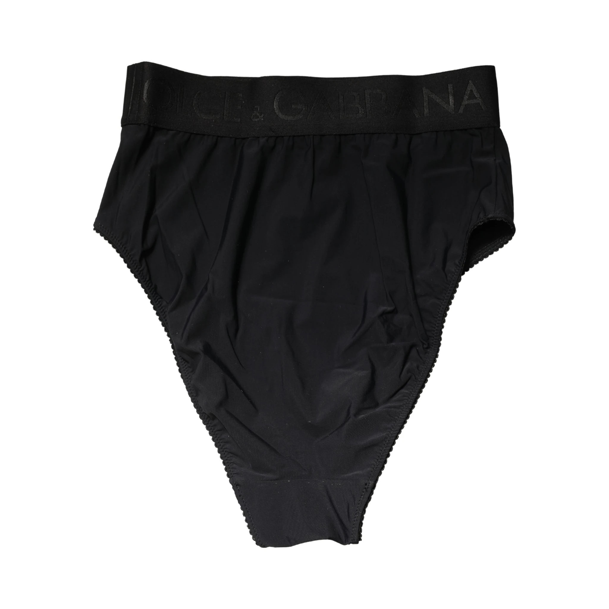 Black Logo Waistband High Brief Underwear