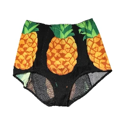 Black Pineapple High Waist Girdle Panty Underwear