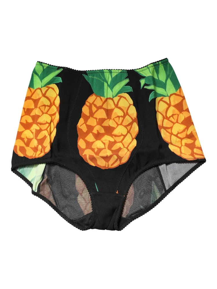 Black Pineapple High Waist Girdle Panty Underwear alternative