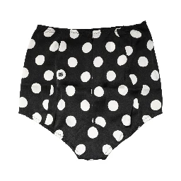 Black Polka Dot High Waist Girdle Panty Underwear