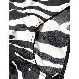 Black White Zebra High Waist Girdle Panty Underwear