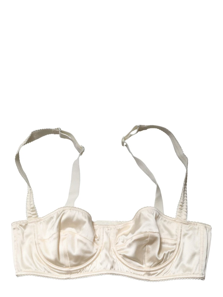 Off White Semi-Pad Underwire Balconette Bra Underwear alternative