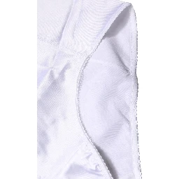 White Silk Blend High Waist Girdle Panty Underwear
