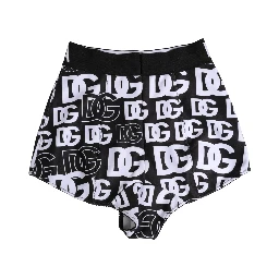 Black White DG Logo Waistband Girdle Underwear