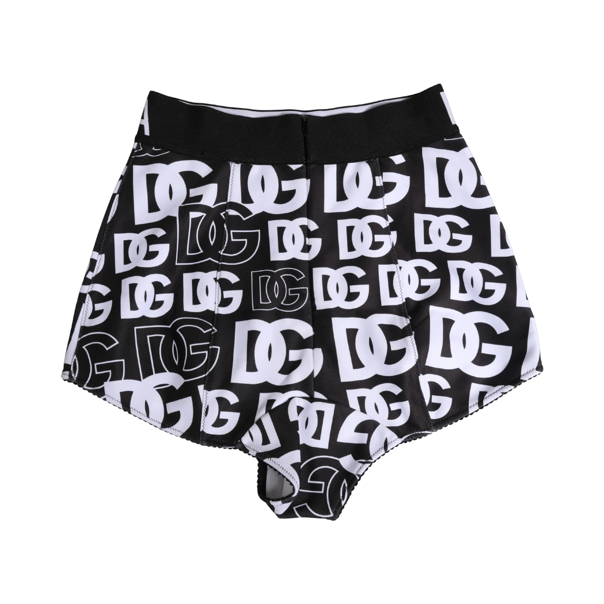 Black White DG Logo Waistband Girdle Underwear