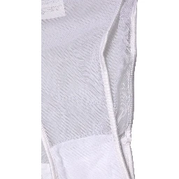 White Sheer Silk Stretch High Brief Underwear