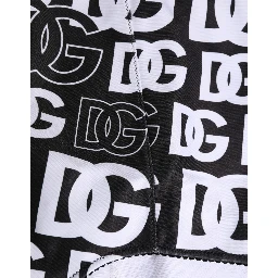 Black White DG Logo Waistband Girdle Underwear