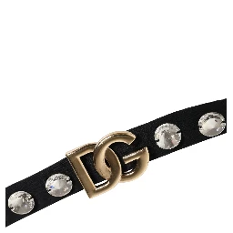 Black Crystal Embellished Bikini Bottom Swimwear