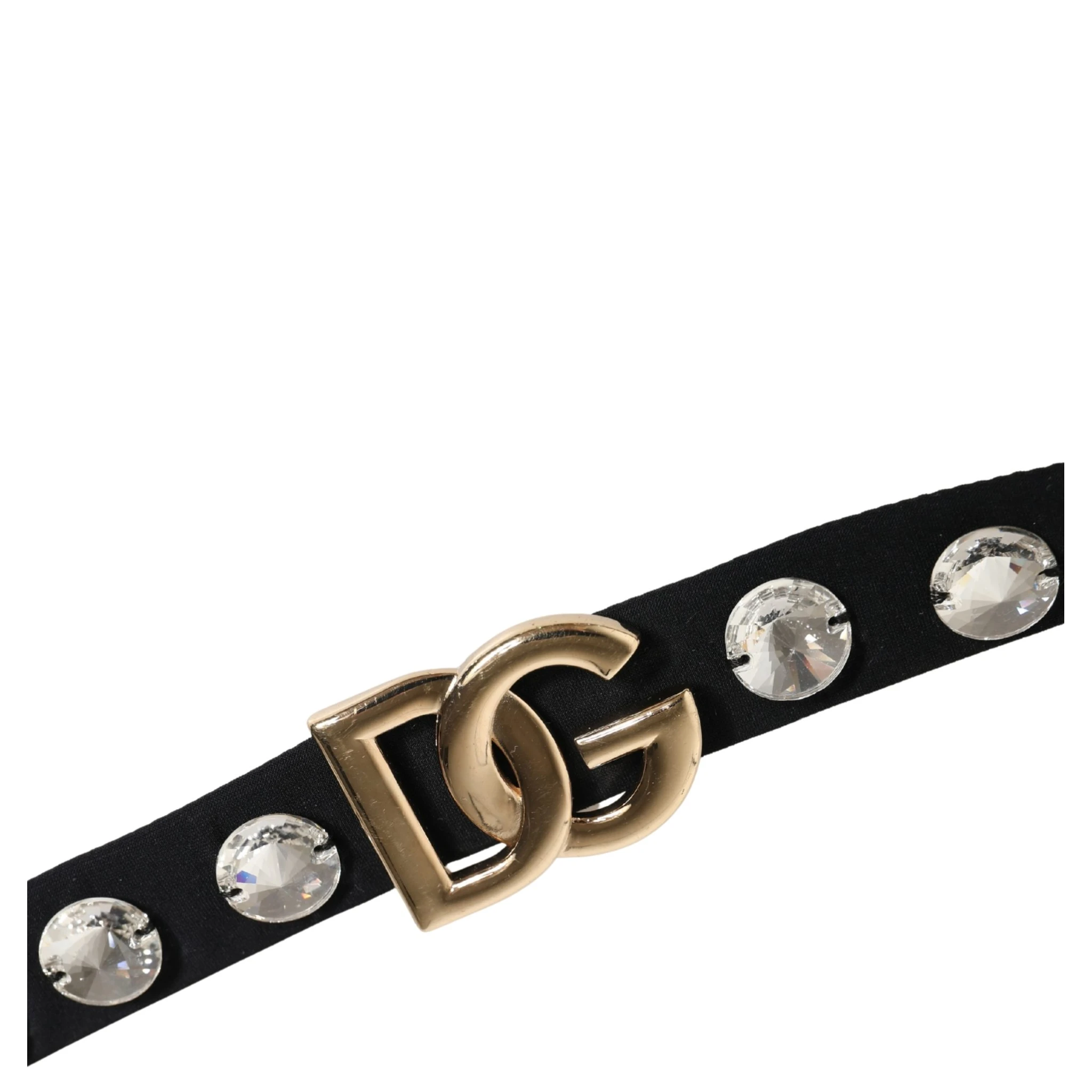 Black Crystal Embellished Bikini Bottom Swimwear