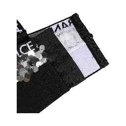 Silver Sequined Triangle Soft Cup Bra Underwear