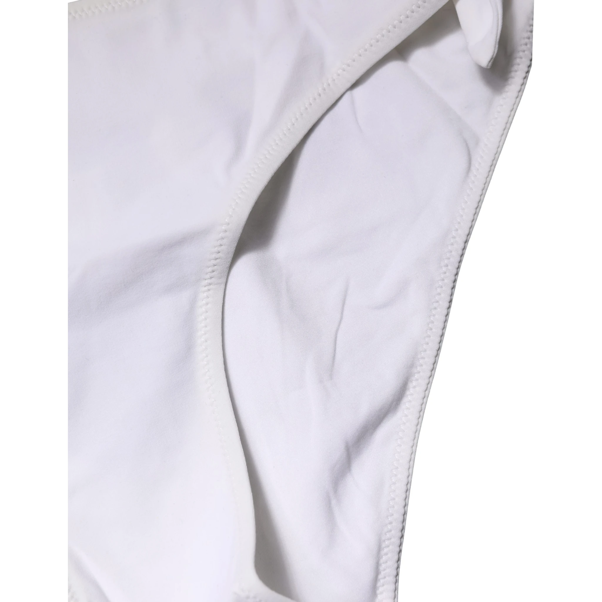 White Side-Tie Bikini Bottom Swimsuit Swimwear