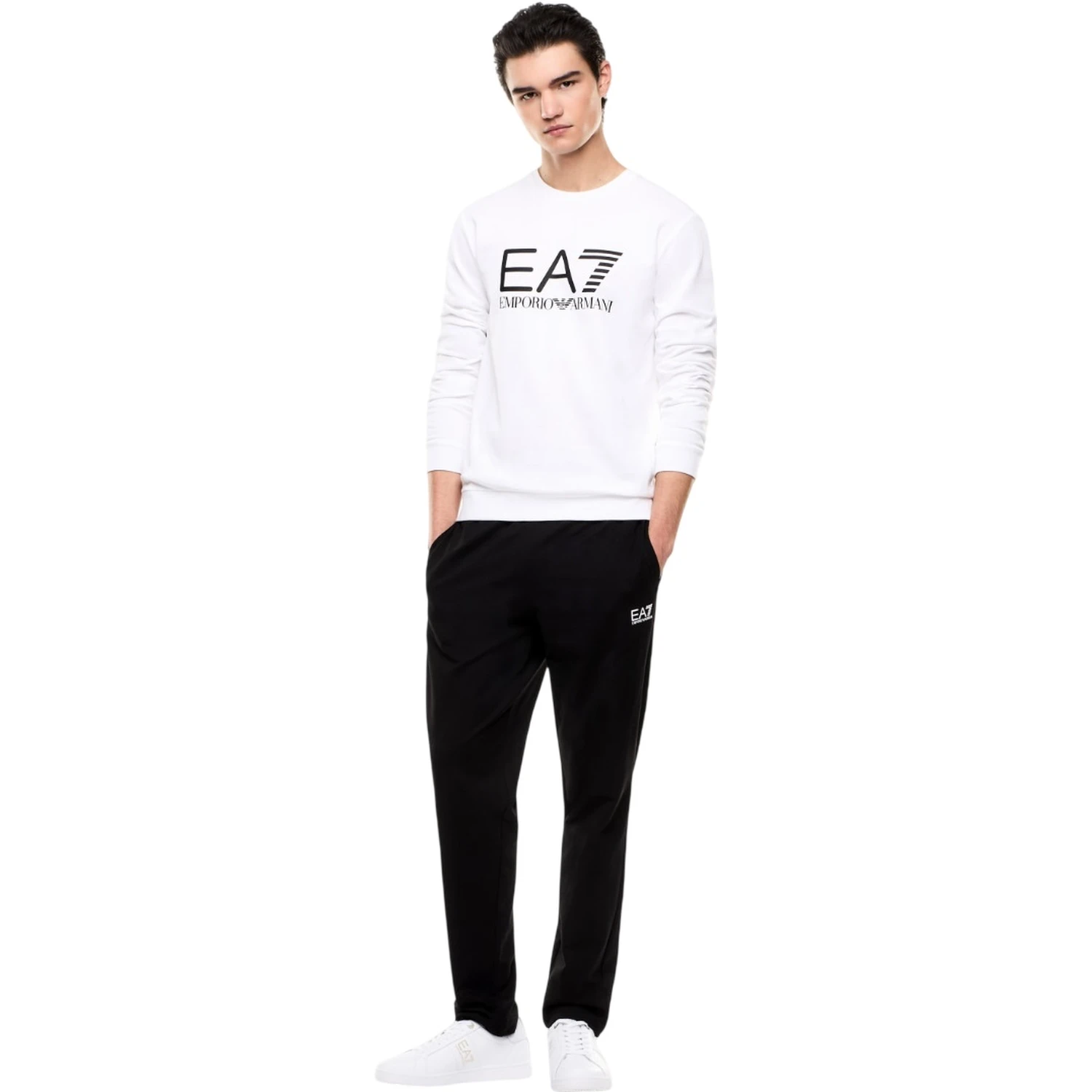 EA7 Sweaters White