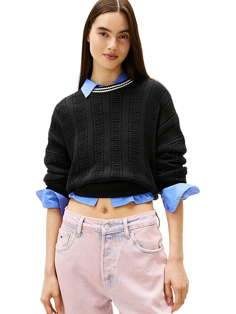 كنزات تومي جينز سوداء