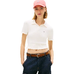 TOMMY JEANS  T-shirts and Polos White