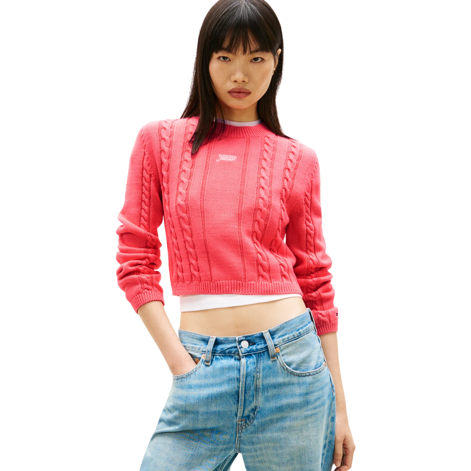 TOMMY JEANS Sweaters Red
