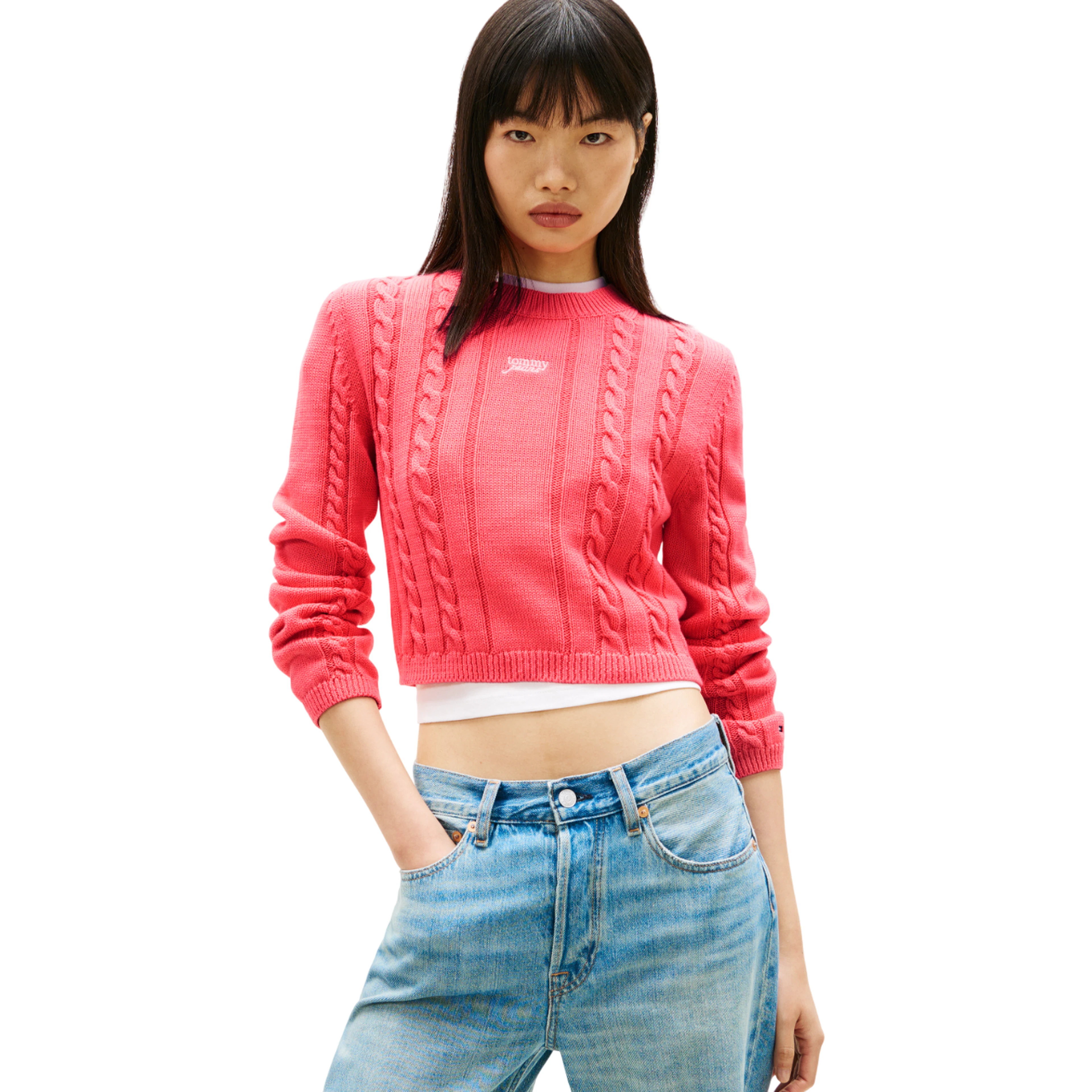 TOMMY JEANS  Sweaters Red
