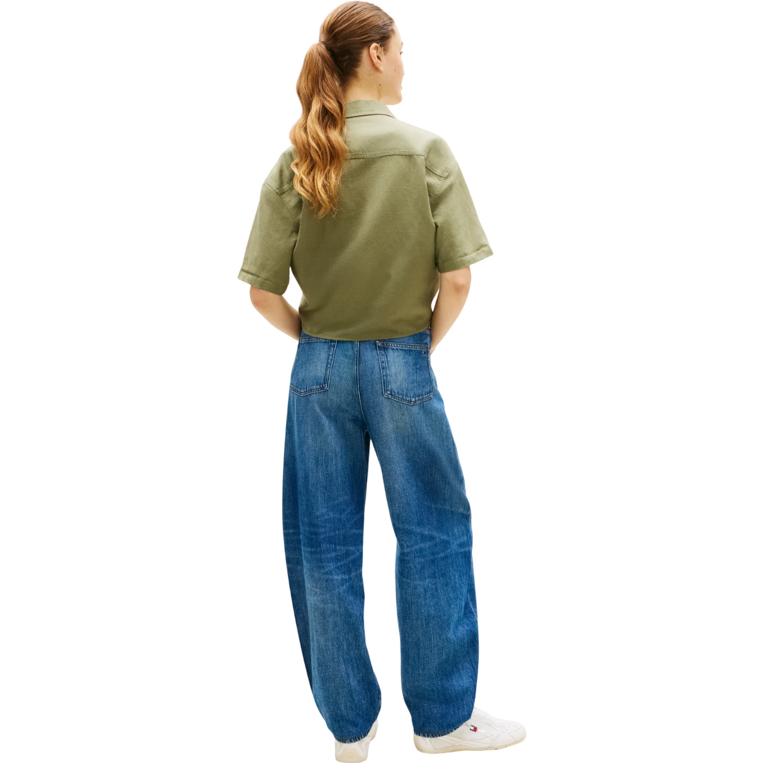 TOMMY JEANS Shirts Green