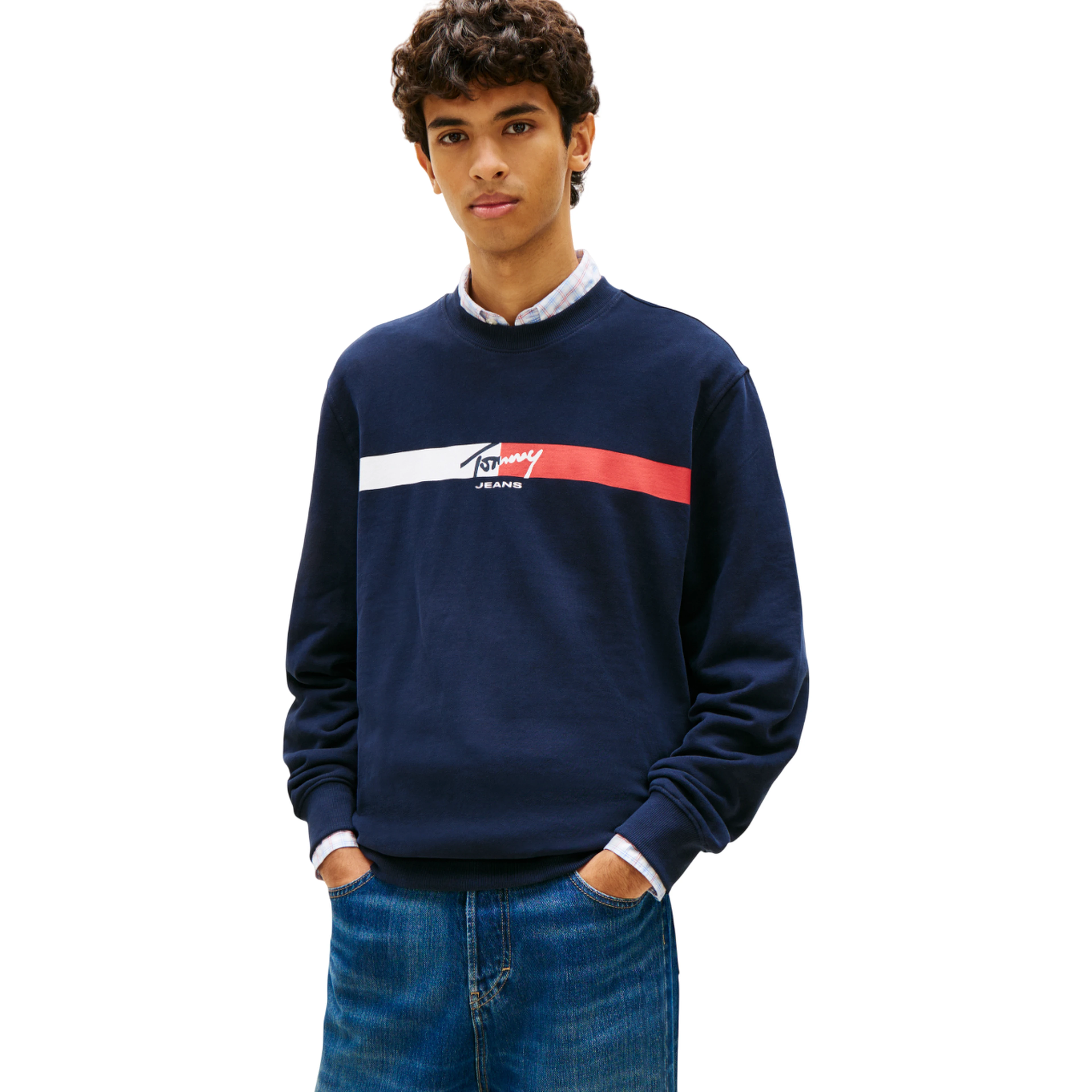 TOMMY JEANS  Sweaters Blue