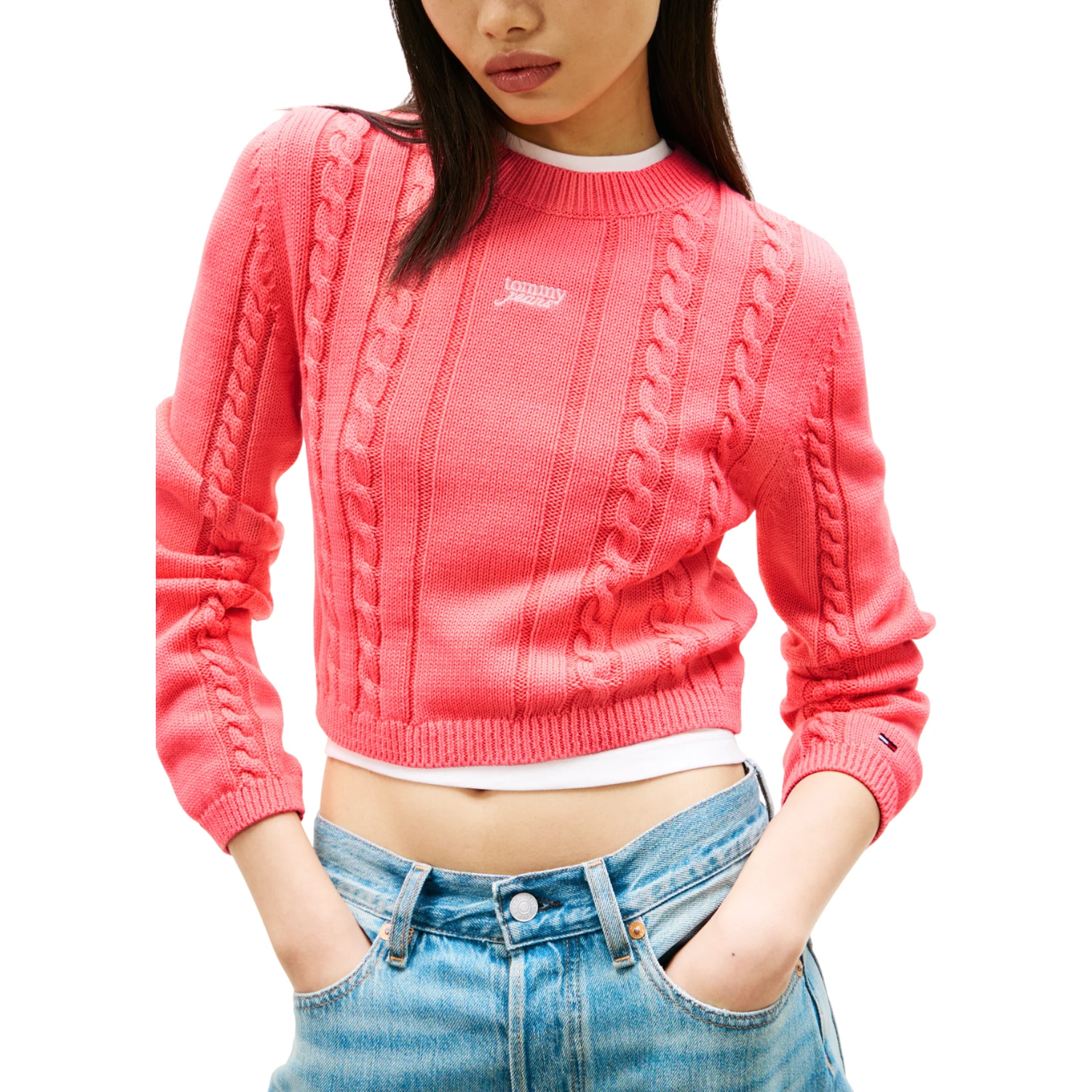 TOMMY JEANS Sweaters Red