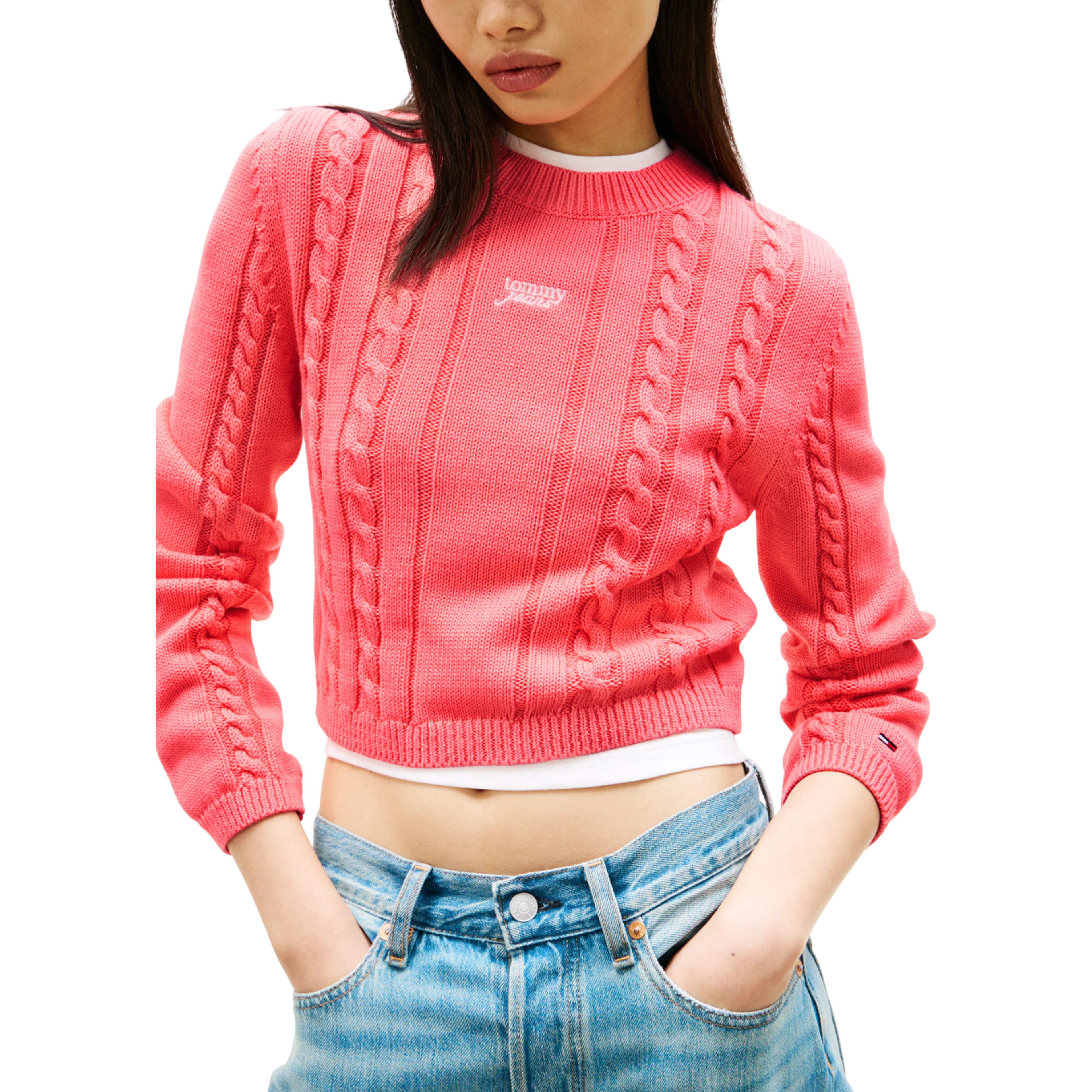 TOMMY JEANS  Sweaters Red