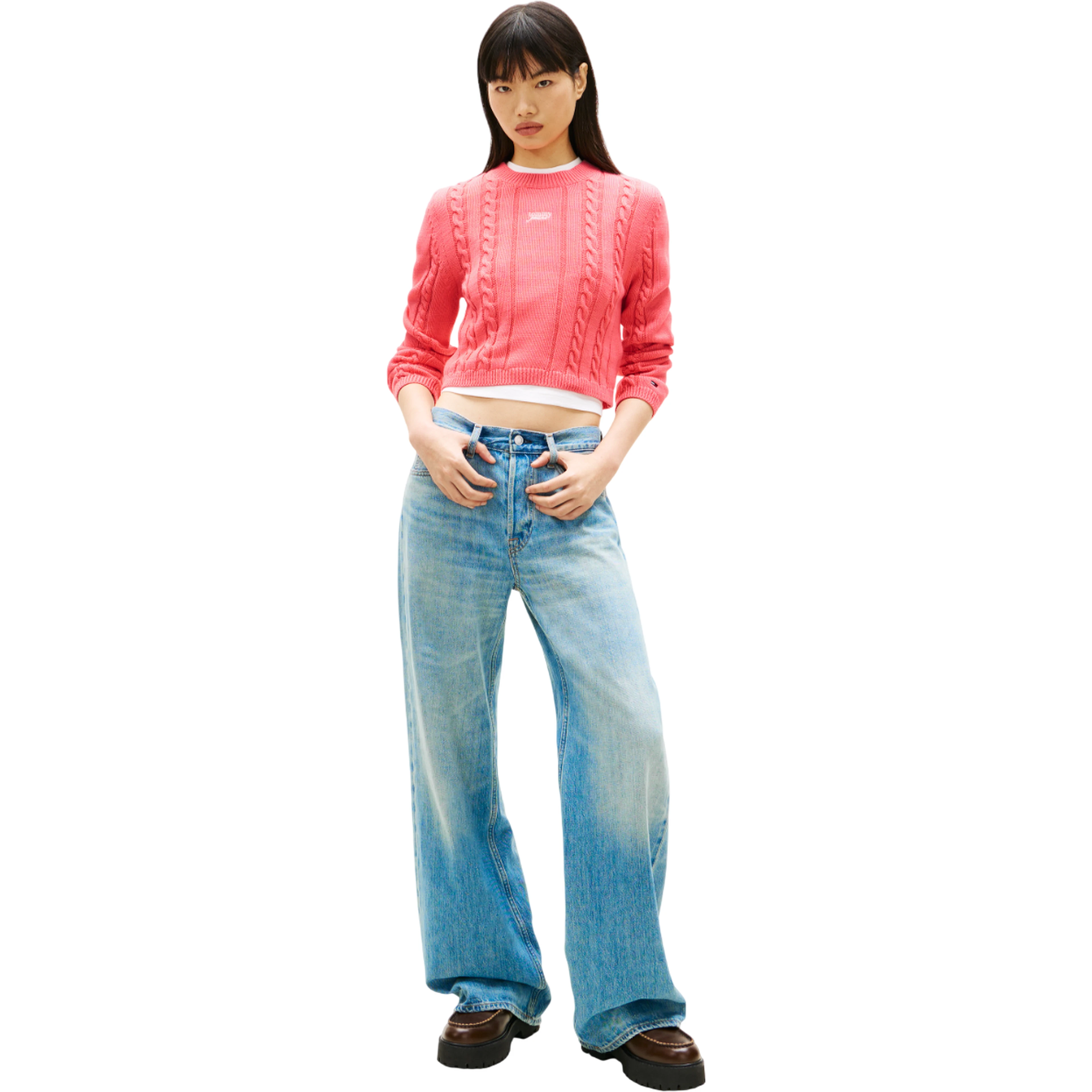 TOMMY JEANS  Sweaters Red