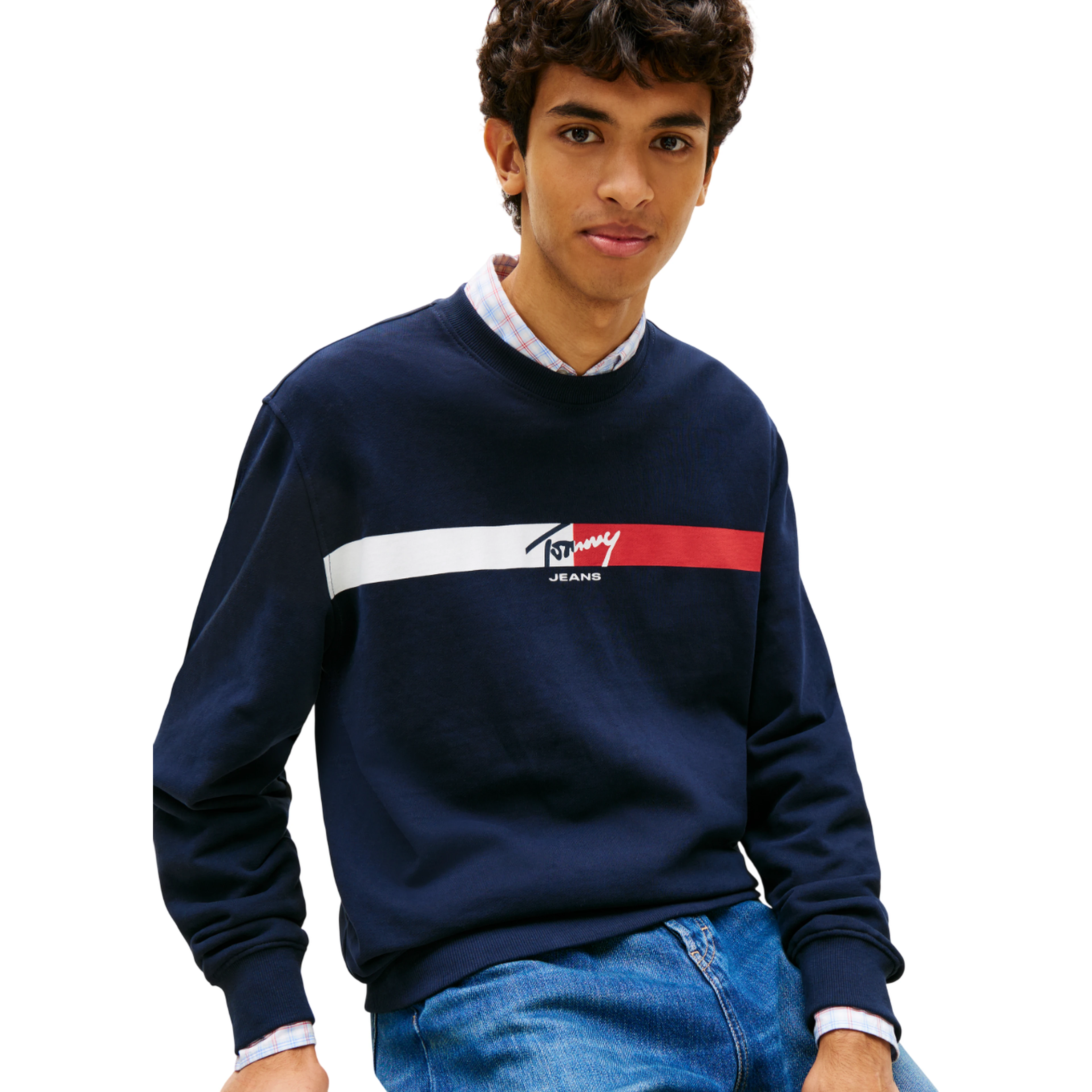 TOMMY JEANS  Sweaters Blue