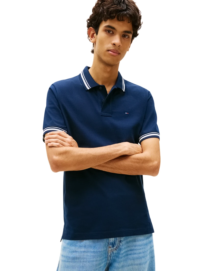 TOMMY JEANS  T-shirts and Polos Blue