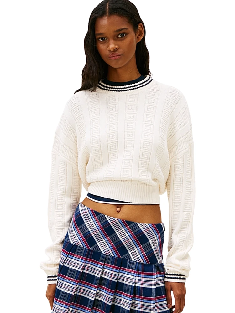 كنزات تومي جينز بيضاء alternative