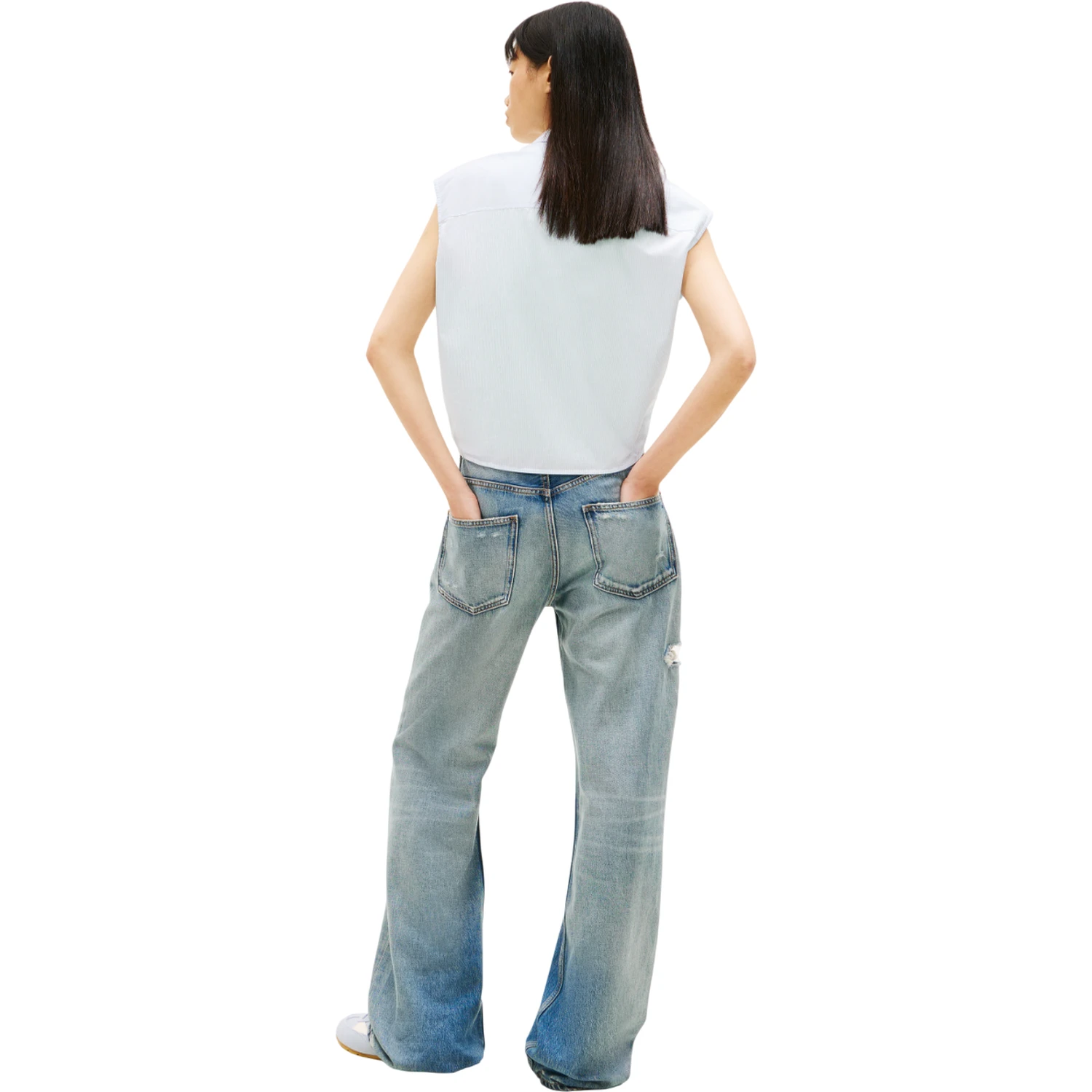 TOMMY JEANS Shirts Clear Blue