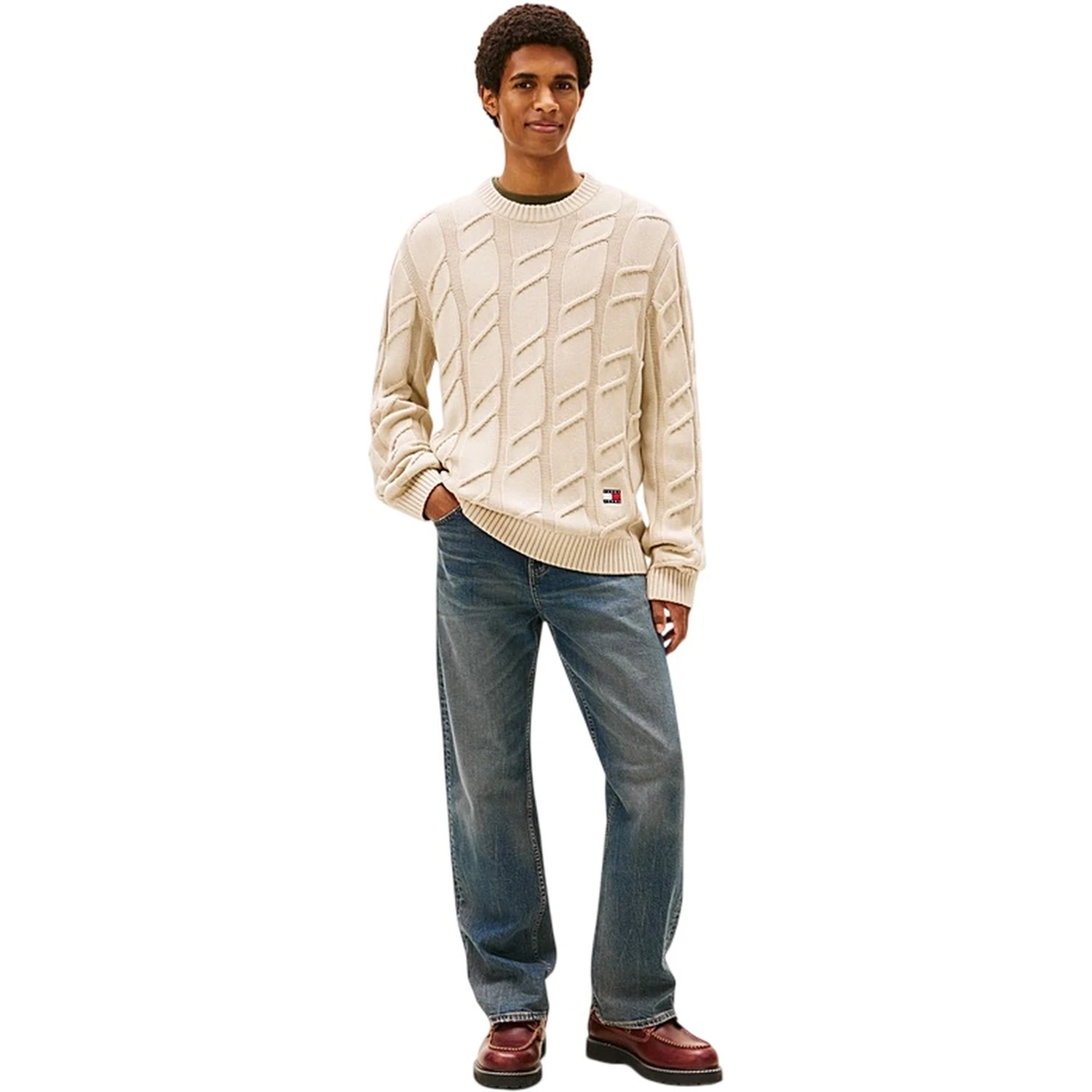 TOMMY JEANS  Sweaters Beige