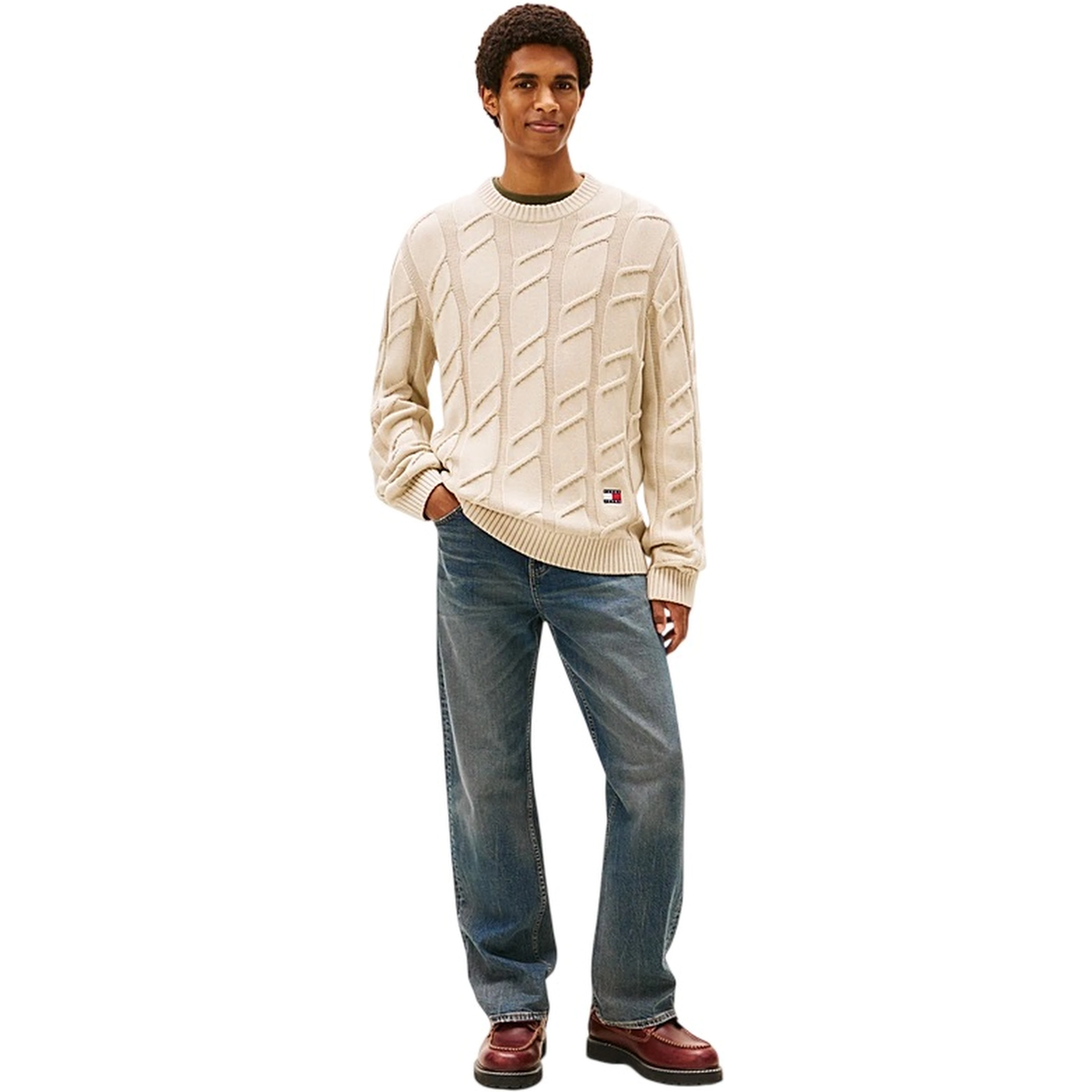 TOMMY JEANS  Sweaters Beige