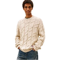 TOMMY JEANS  Sweaters Beige