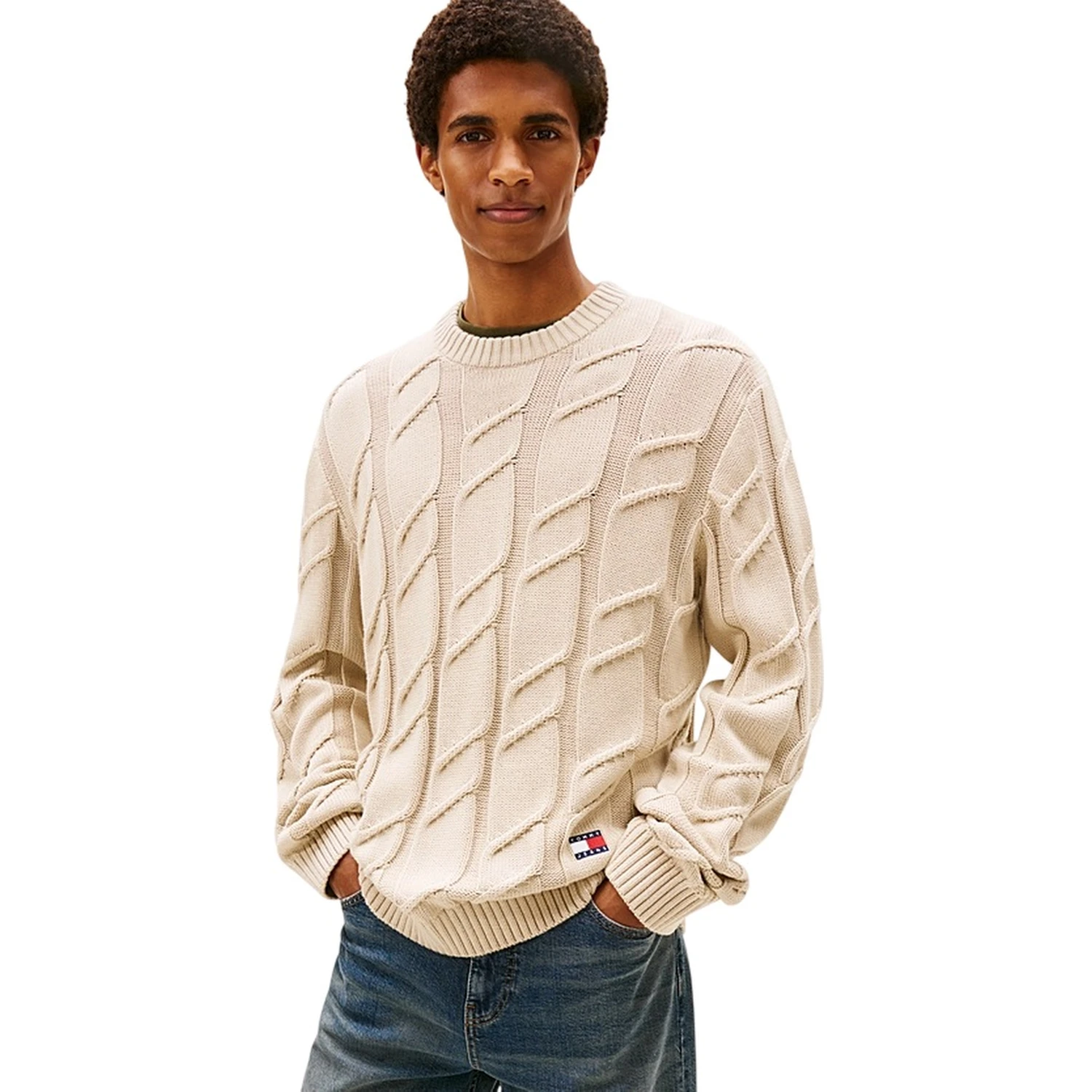 TOMMY JEANS  Sweaters Beige