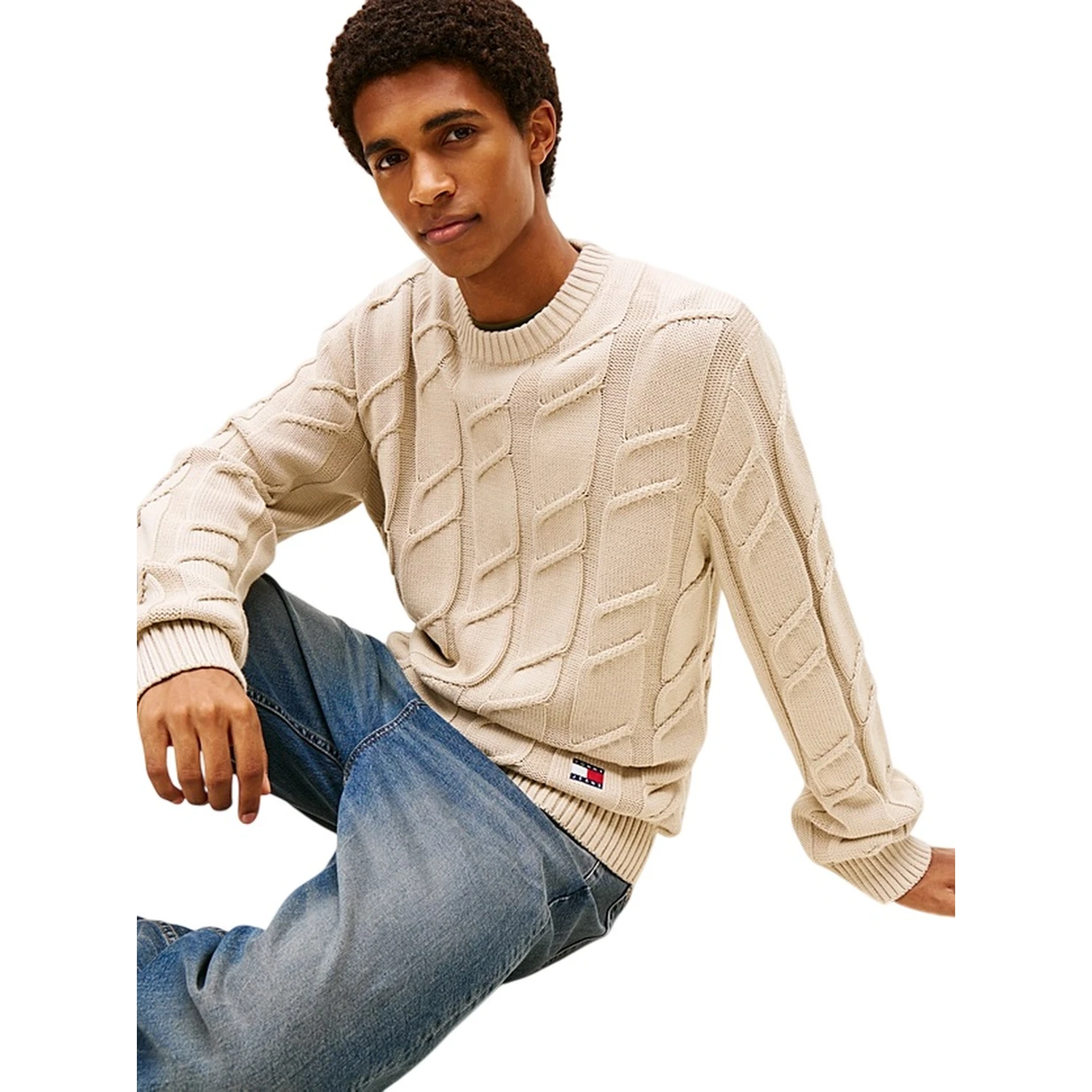 TOMMY JEANS  Sweaters Beige
