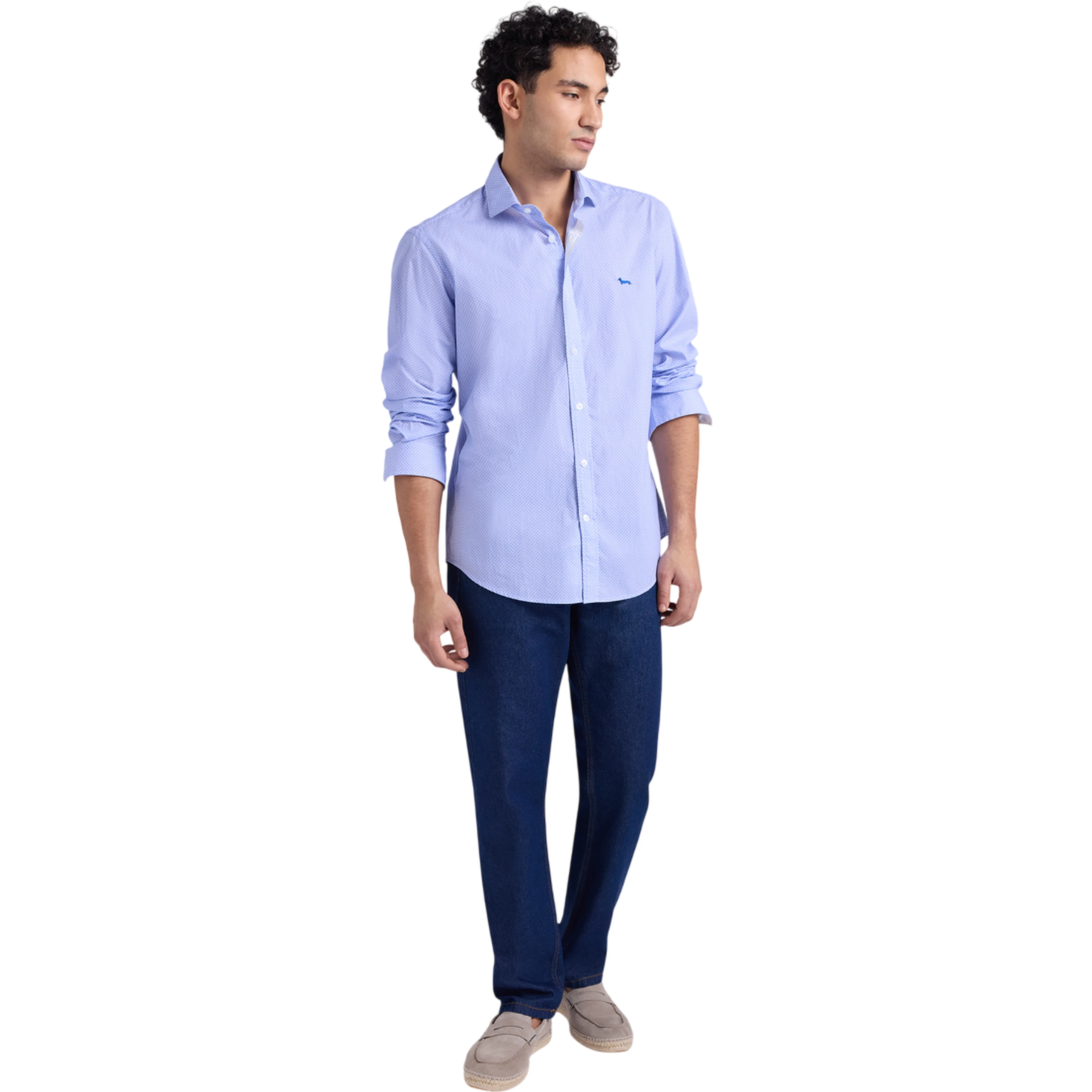 Harmont & Blaine Shirts Clear Blue