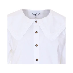 GANNI Shirts White