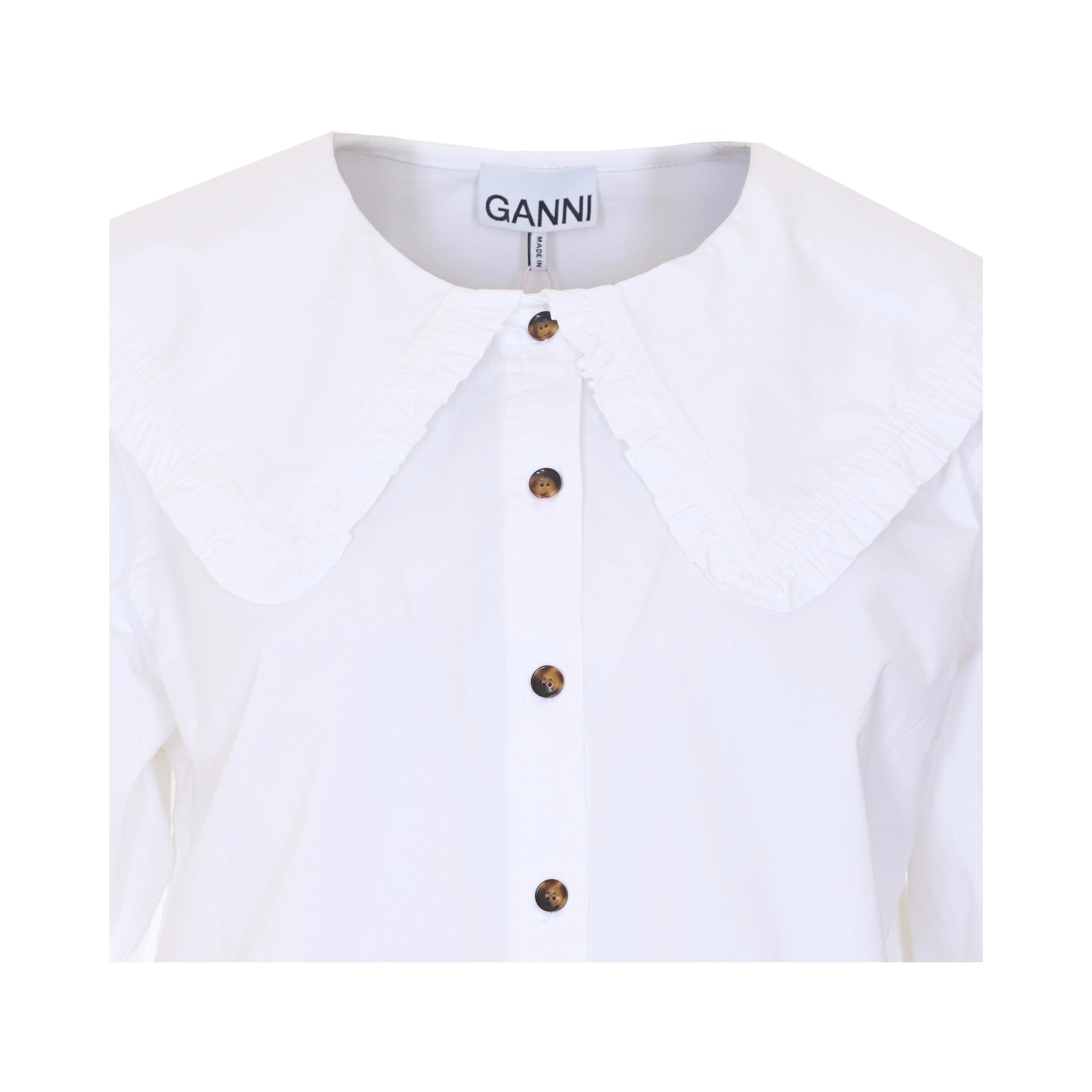 GANNI Shirts White