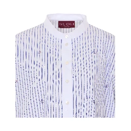 بلوزة غوتشي زرقاء