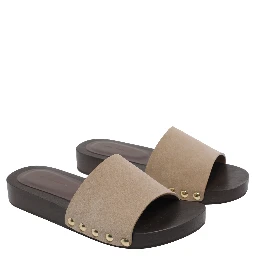 ANGEL ALARCON Sandals Beige