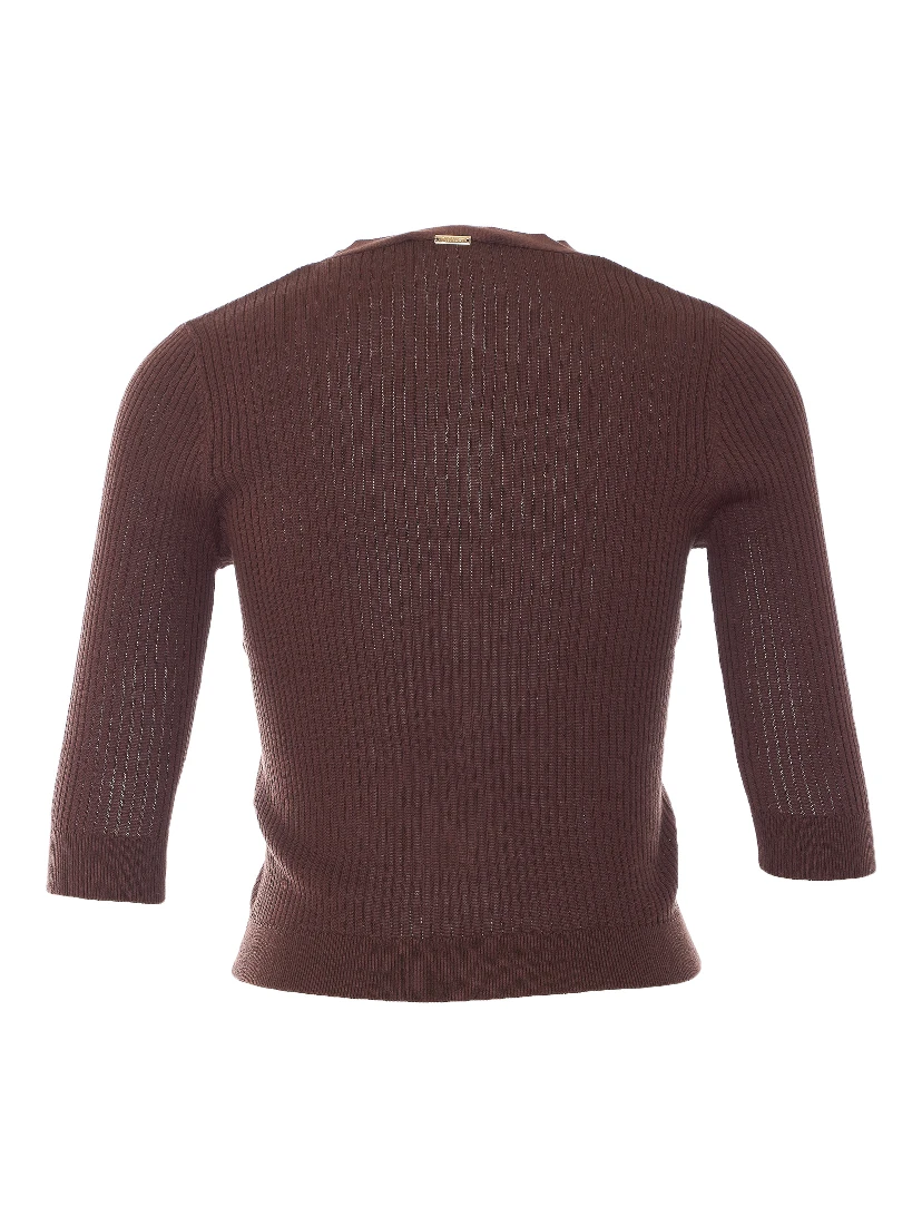 طقم كنزات بني